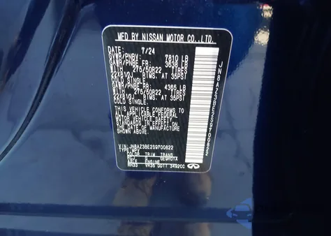 2025 Infiniti Qx80 Luxe Awd из США, поврежденный, VIN JN8AZ3BE2S9700822